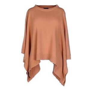 Wool blend Italian cape/sweater Tan color Size M